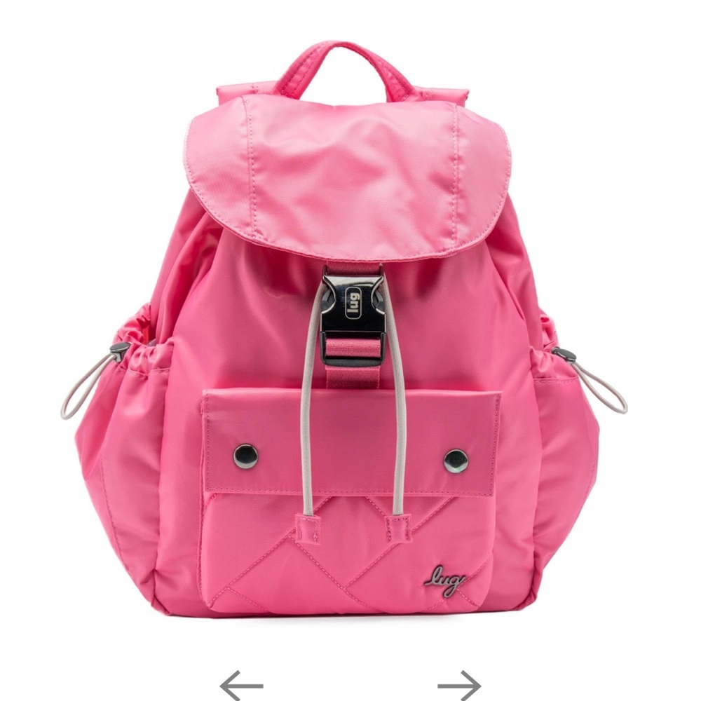 Lug wiffle backpack. Hot pink